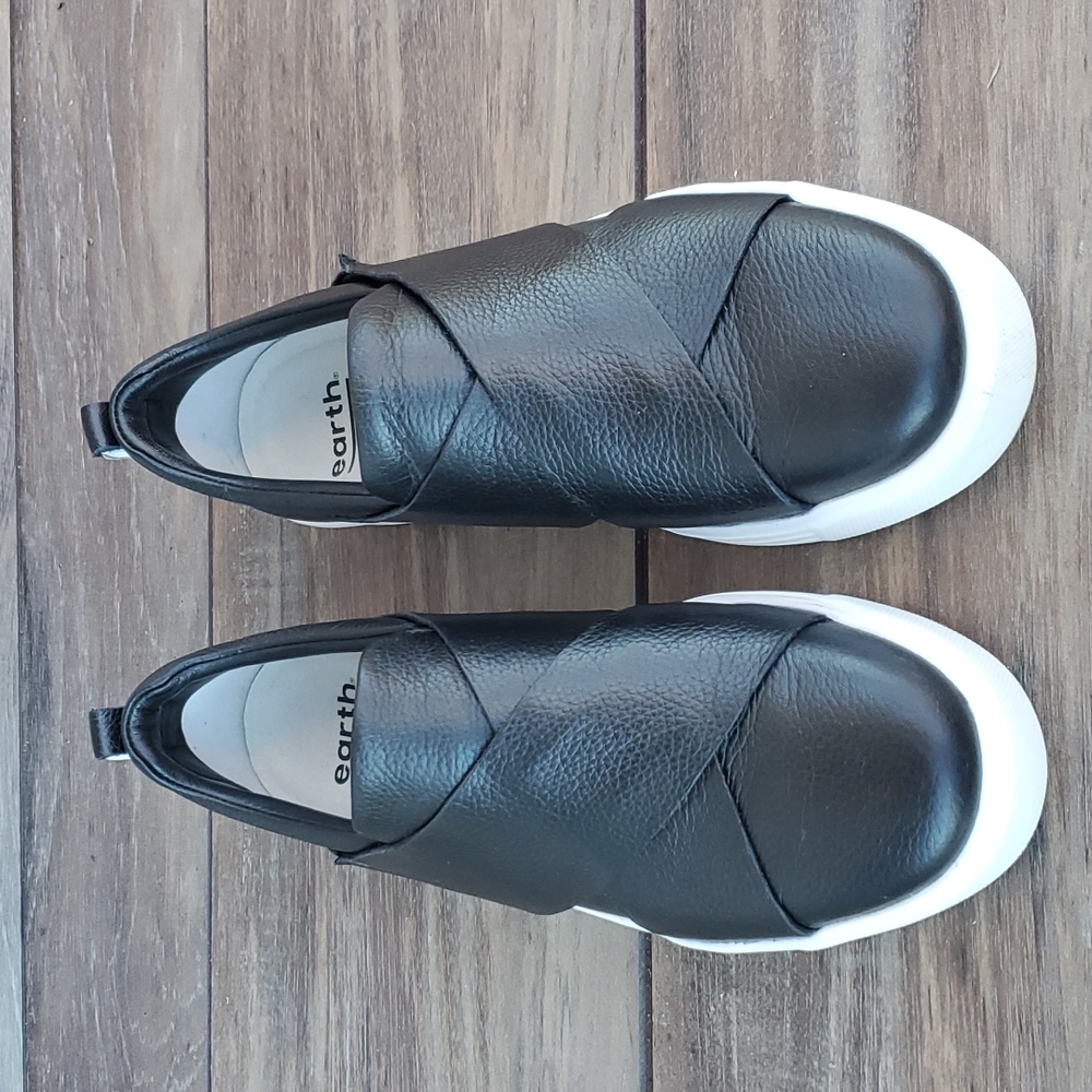Earth Womens Platform Loafers Shoes sz 9M slip on sneakers - Picture 3 of 11
